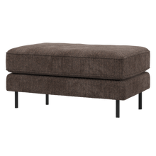 Cargar imagen en el visor de la galería, RODEO HOCKER ON LEGS RIB FABRIC RUST BROWN