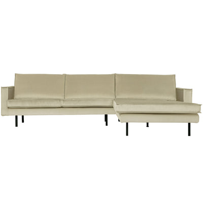 RODEO CHAISE LONGUE RIGHT VELVET PISTACHIO