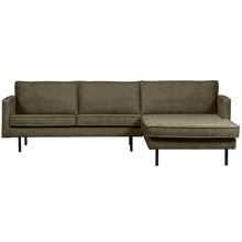 Laden Sie das Bild in den Galerie-Viewer, RODEO CHAISE LONGUE RIGHT STRUCTURE VELVET BONSAI