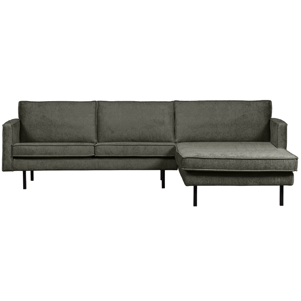 RODEO CHAISE LONGUE SOFA RIGHT STRUCTURE VELVET FROST
