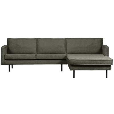 RODEO CHAISE LONGUE SOFA RIGHT STRUCTURE VELVET FROST