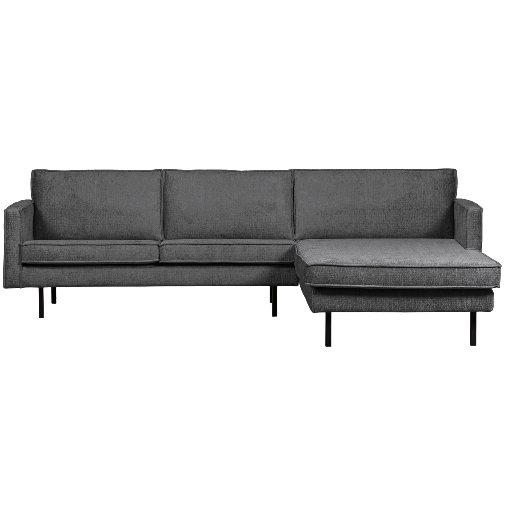 RODEO CHAISE LONGUE RIGHT STRUCTURE VELVET MOUNTAIN