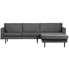 Laden Sie das Bild in den Galerie-Viewer, RODEO CHAISE LONGUE RIGHT STRUCTURE VELVET MOUNTAIN