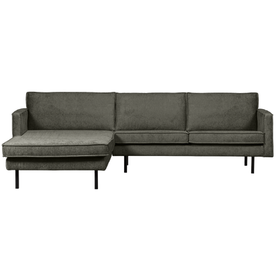 RODEO CHAISE LONGUE LEFT STRUCTURE VELVET FROST