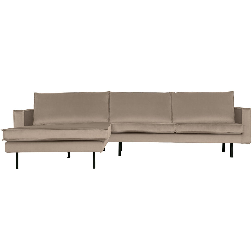 RODEO CHAISE LONGUE LEFT VELVET KHAKI