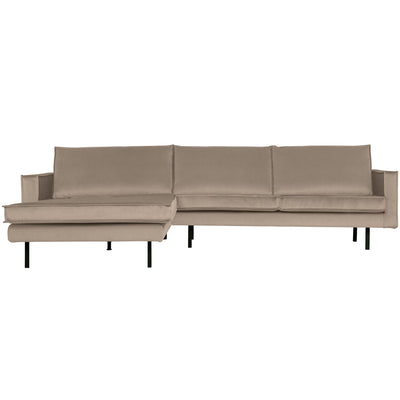 RODEO CHAISE LONGUE LEFT VELVET KHAKI