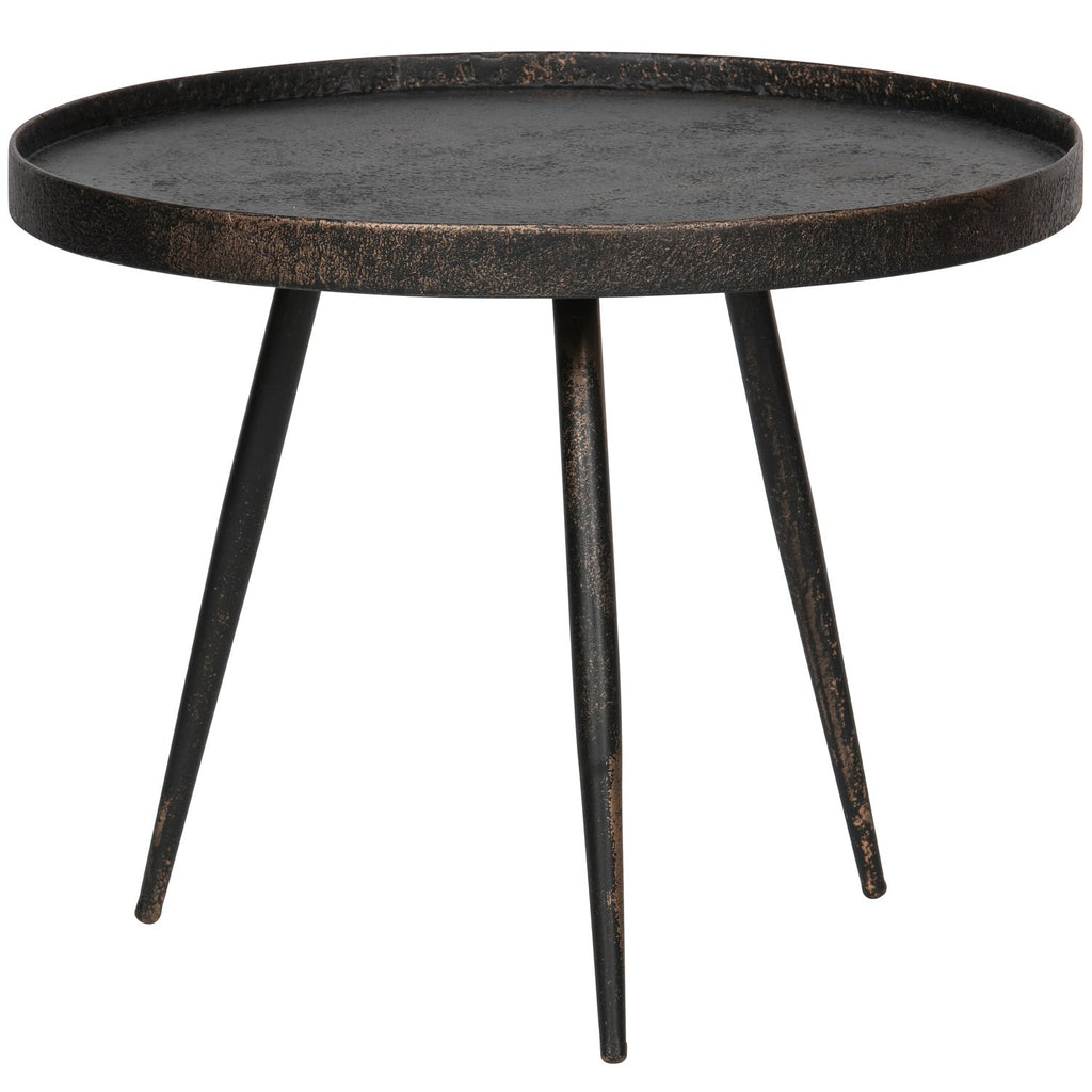 BOUNDS SIDETABLE L WOOD/METAL ANTIQUE GOLD 44xO58