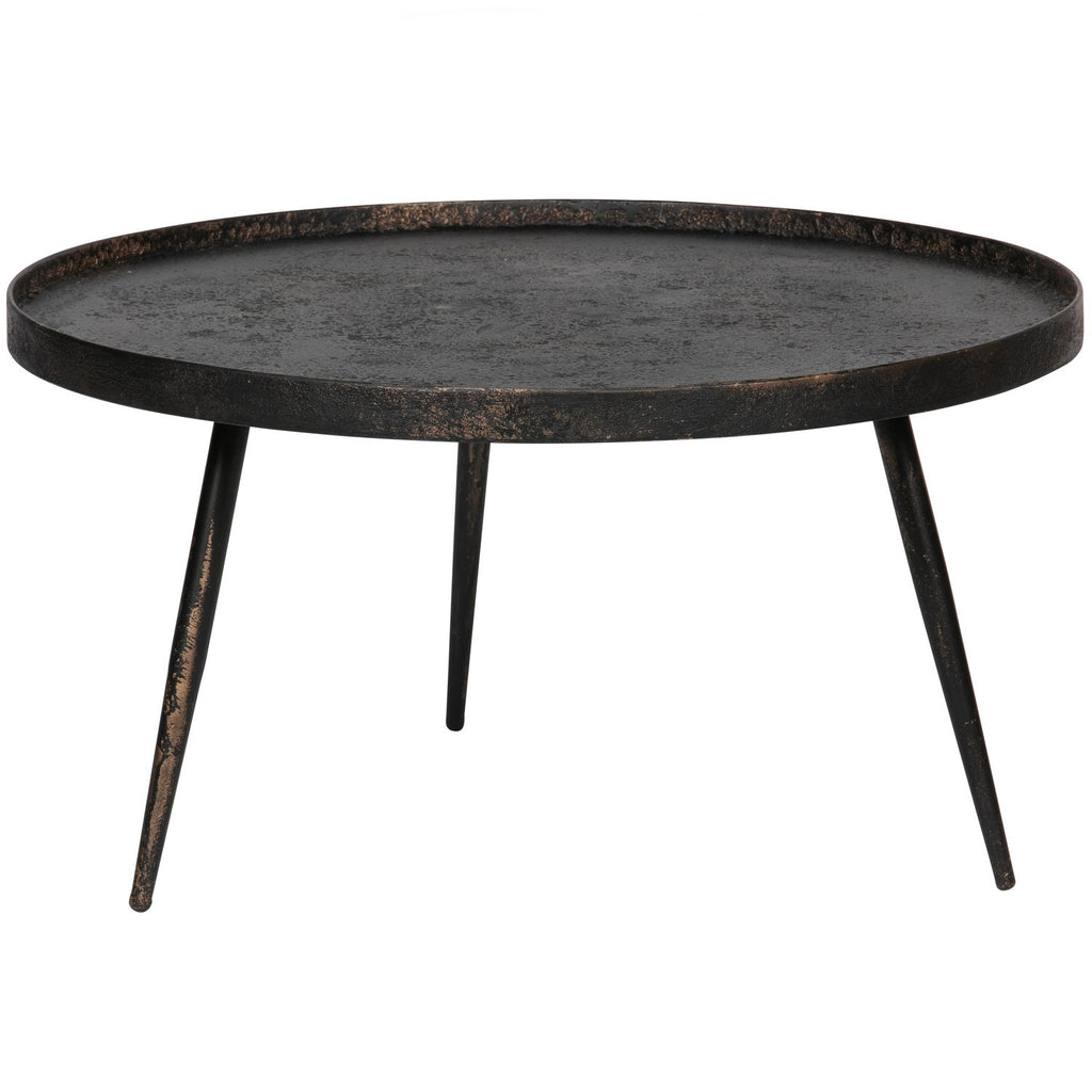 BOUNDS SIDETABLE XL WOOD/METAL ANTIQUE GOLD 40xO76