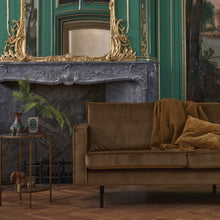Laden Sie das Bild in den Galerie-Viewer, RODEO SOFA 3-SEATER VELVET HONEY YELLOW