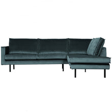 Laden Sie das Bild in den Galerie-Viewer, RODEO CORNER SOFA RIGHT VELVET TEAL
