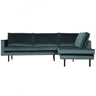 RODEO CORNER SOFA RIGHT VELVET TEAL