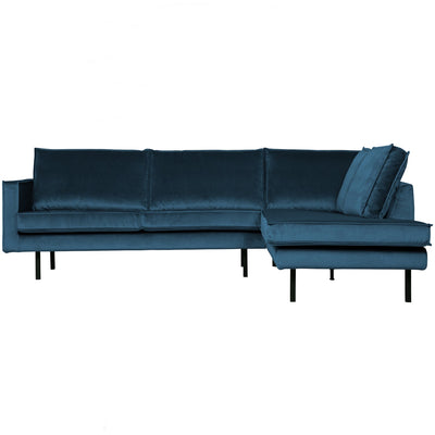 RODEO CORNER SOFA RIGHT VELVET BLUE