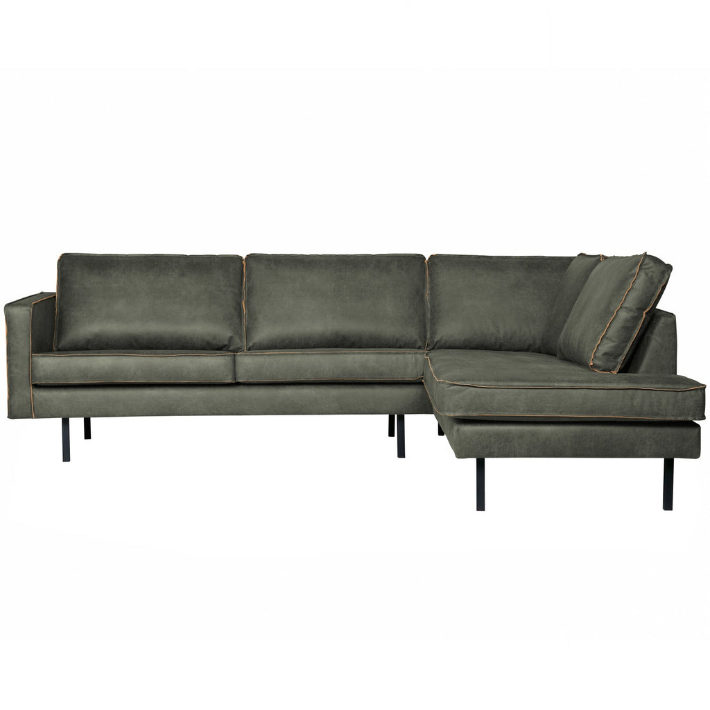 RODEO CORNER SOFA RIGHT ECO LEATHER ARMY