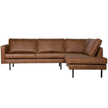 Laden Sie das Bild in den Galerie-Viewer, RODEO CORNER SOFA RIGHT ECO LEATHER COGNAC