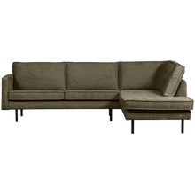 Laden Sie das Bild in den Galerie-Viewer, RODEO CORNER SOFA RIGHT STRUCTURE VELVET BONSAI