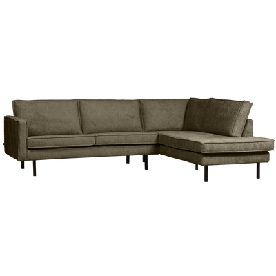 RODEO CORNER SOFA RIGHT STRUCTURE VELVET BONSAI