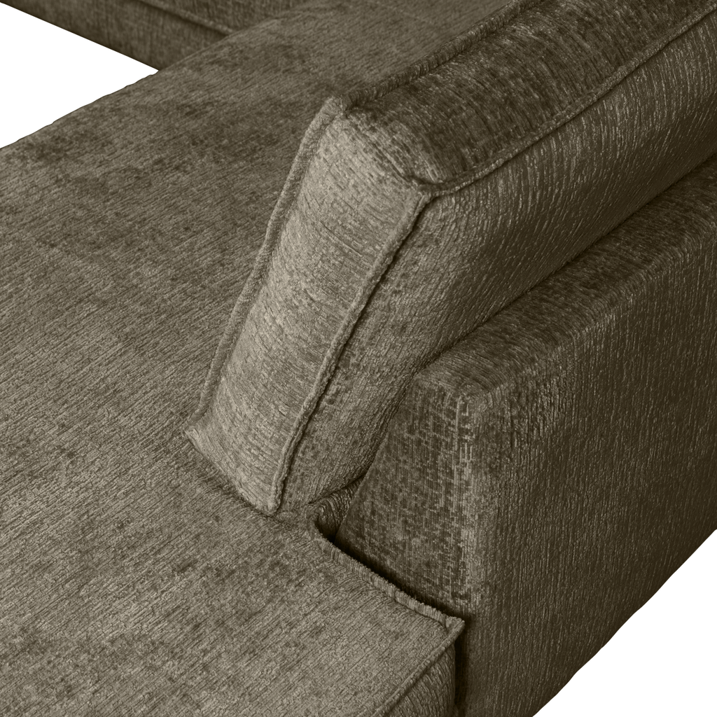 RODEO CORNER SOFA RIGHT STRUCTURE VELVET BONSAI