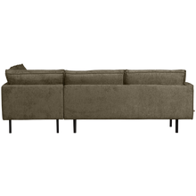 Laden Sie das Bild in den Galerie-Viewer, RODEO CORNER SOFA RIGHT STRUCTURE VELVET BONSAI