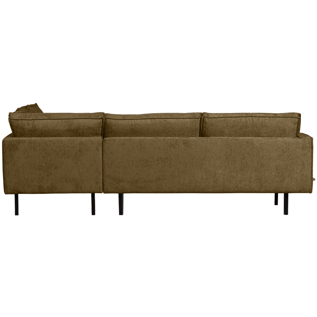 RODEO CORNER SOFA RIGHT STRUCTURE VELVET BRASS