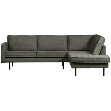 Laden Sie das Bild in den Galerie-Viewer, RODEO CORNER SOFA RIGHT STRUCTURE VELVET FROST