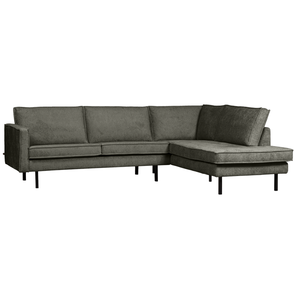 RODEO CORNER SOFA RIGHT STRUCTURE VELVET FROST