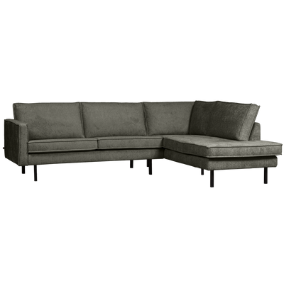 RODEO CORNER SOFA RIGHT STRUCTURE VELVET FROST