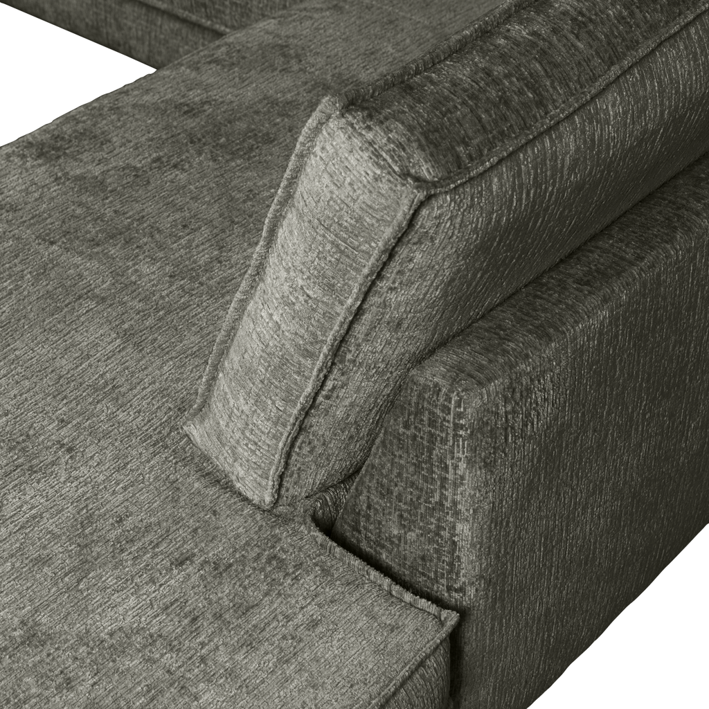 RODEO CORNER SOFA RIGHT STRUCTURE VELVET FROST