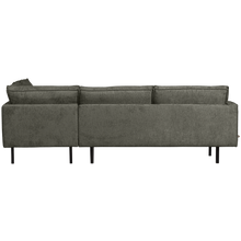 Laden Sie das Bild in den Galerie-Viewer, RODEO CORNER SOFA RIGHT STRUCTURE VELVET FROST