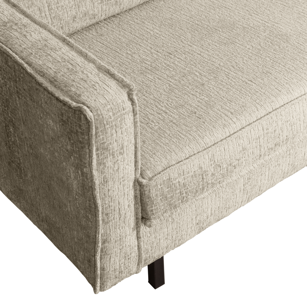 RODEO CORNER SOFA RIGHT STRUCTURE VELVET WHEATFIELD