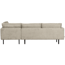 Laden Sie das Bild in den Galerie-Viewer, RODEO CORNER SOFA RIGHT STRUCTURE VELVET WHEATFIELD