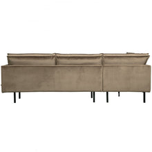 Cargar imagen en el visor de la galería, RODEO CORNER SOFA LEFT VELVET TAUPE