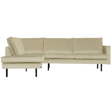 Laden Sie das Bild in den Galerie-Viewer, RODEO CORNER SOFA LEFT VELVET PISTACHIO