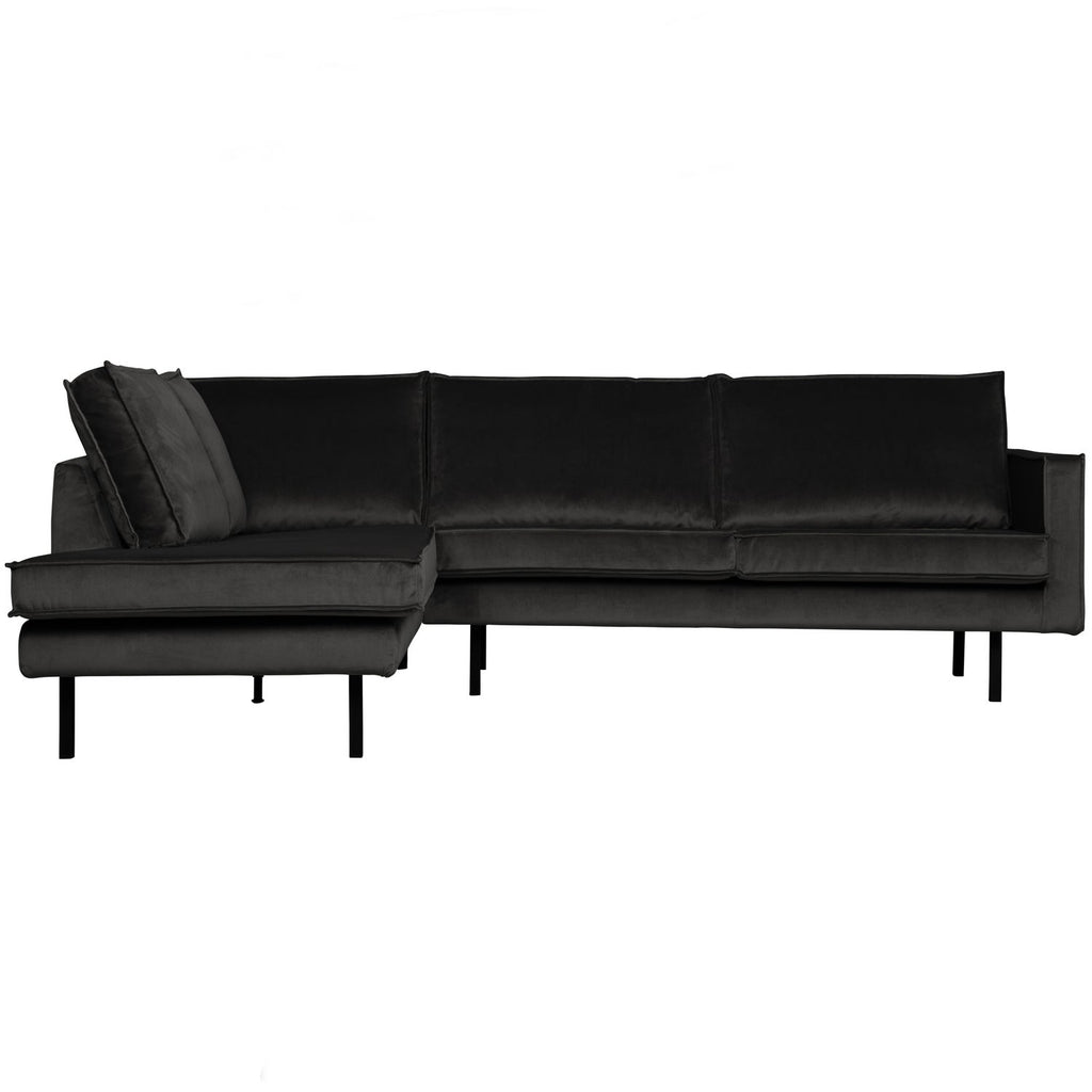 RODEO CORNER SOFA LEFT VELVET ANTHRACITE