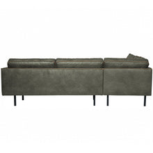 Laden Sie das Bild in den Galerie-Viewer, RODEO CORNER SOFA LEFT ECO LEATHER ARMY