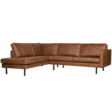 Charger l'image dans la galerie, RODEO CORNER SOFA LEFT ECO LEATHER COGNAC