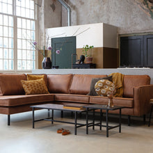 Charger l'image dans la galerie, RODEO CORNER SOFA LEFT ECO LEATHER COGNAC