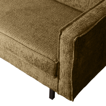 Laden Sie das Bild in den Galerie-Viewer, RODEO CORNER SOFA LEFT STRUCTURE VELVET BRASS