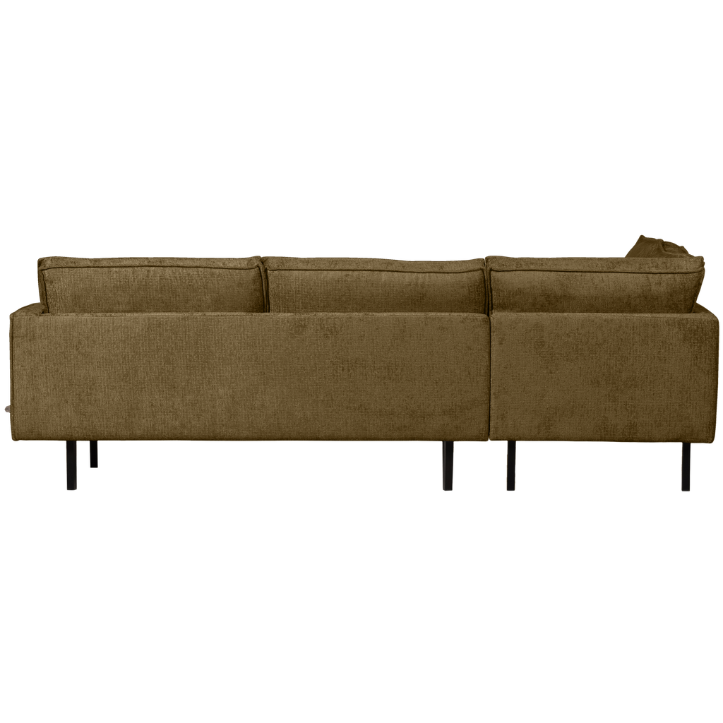 RODEO CORNER SOFA LEFT STRUCTURE VELVET BRASS