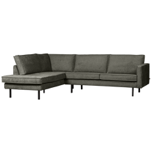 Laden Sie das Bild in den Galerie-Viewer, RODEO CORNER SOFA LEFT STRUCTURE VELVET FROST