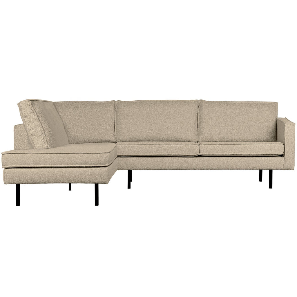RODEO CORNER SOFA LEFT BOUCLE BEIGE