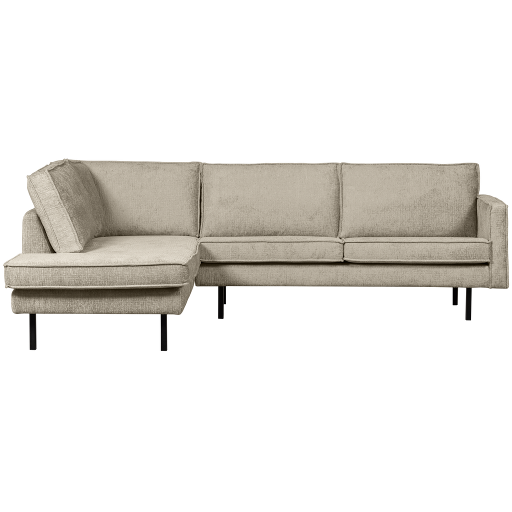 RODEO CORNER SOFA LEFT STRUCTURE VELVET WHEATFIELD