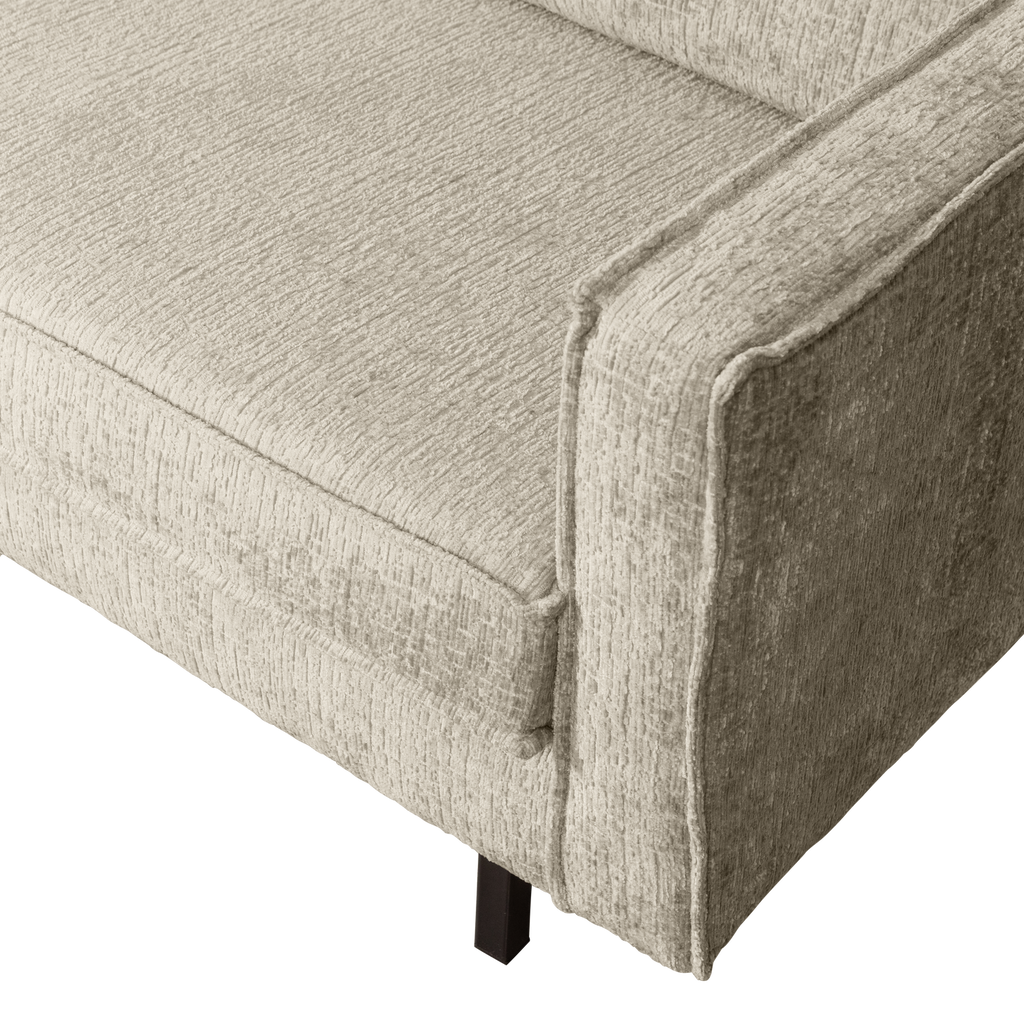 RODEO CORNER SOFA LEFT STRUCTURE VELVET WHEATFIELD