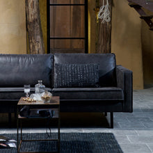 Laden Sie das Bild in den Galerie-Viewer, RODEO CORNER SOFA LEFT ECO LEATHER BLACK