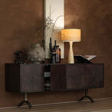 Laden Sie das Bild in den Galerie-Viewer, DRAW SIDEBOARD MANGO WOOD WALNUT