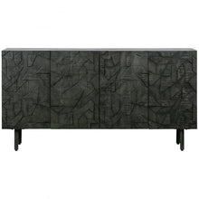 Laden Sie das Bild in den Galerie-Viewer, COUNTER SIDEBOARD WOOD BLACK