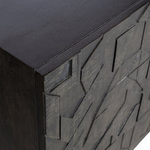 Laden Sie das Bild in den Galerie-Viewer, COUNTER SIDEBOARD WOOD BLACK