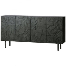 Laden Sie das Bild in den Galerie-Viewer, COUNTER SIDEBOARD WOOD BLACK