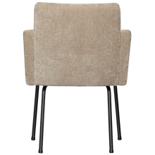 Load image into Gallery viewer, MOUNT DINING CHAIR WITH ARMREST 3D CHENILLE SAND