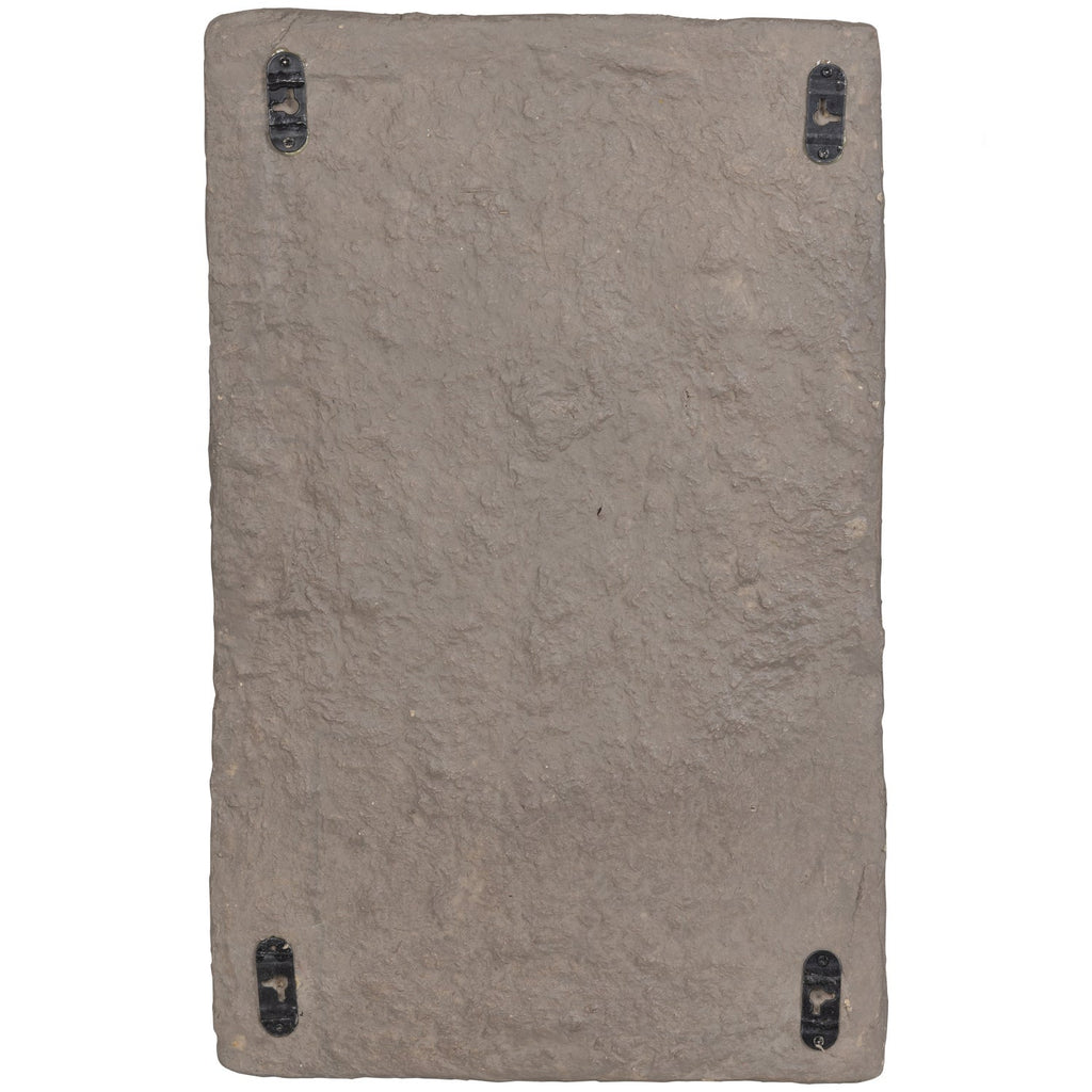 CLAY WALL CABINET PAPIER MACHE GREY