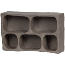 Laden Sie das Bild in den Galerie-Viewer, CLAY WALL CABINET PAPIER MACHE GREY
